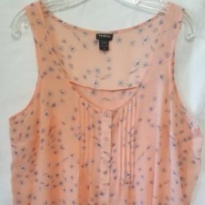 Torrid Sleeveless Blouse with butterfly back